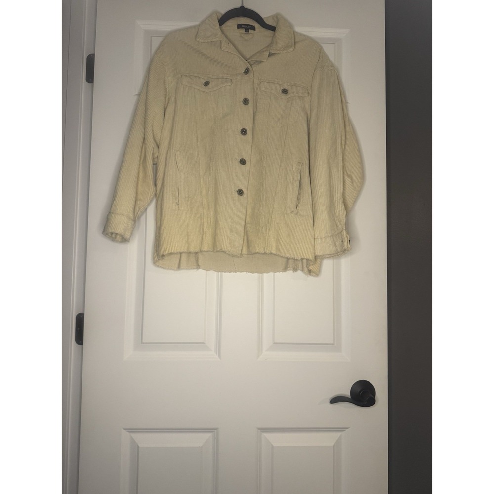 Wishlist Corduroy Jacket Cream S/M